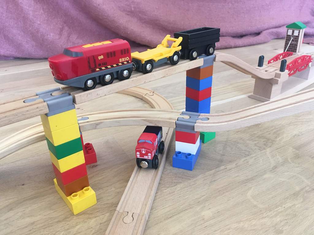 Duplo - Brio treinspoor adapter 10 stuks