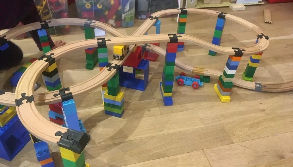 Duplo - Brio treinspoor adapter 10 stuks