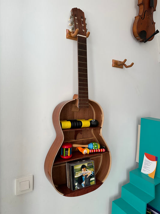 Gitaar wand opberger