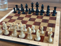 Houten schaakbord