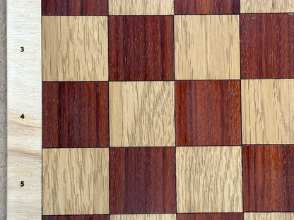 Houten schaakbord